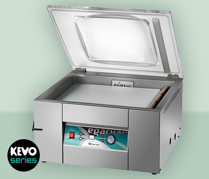 Envasadora KEVO-20XT EGARVAC, diseñada para un envasado preciso y eficiente, ideal para productos de diversas características