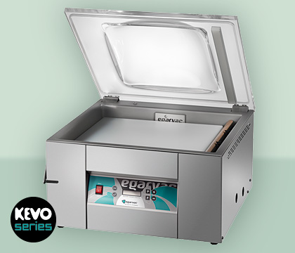Envasadora KEVO-20XS EGARVAC, ideal para envasar productos con eficiencia, garantizando un sellado hermético de alta calidad