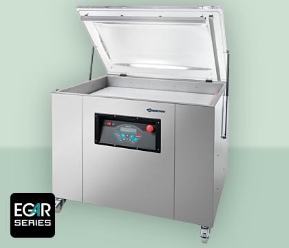 Envasadora EGAR-8 ABC TA EGARVAC, ideal para un sellado de alta calidad en envases de tamaño mediano