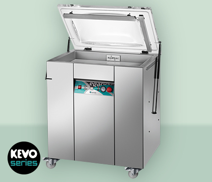 Envasadora KEVO 63T EGARVAC, ideal para envasado eficiente en vacío de alimentos y productos industriales