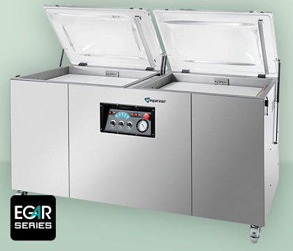 Envasadora EGAR-2 A DC 63 EGARVAC, ideal para procesos de envasado con alta capacidad y precisión, ofreciendo un control completo en la producción