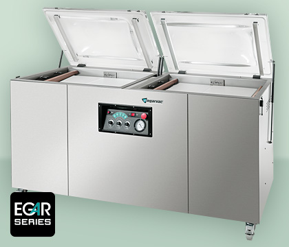 Envasadora EGAR-2 2A DC 40 EGARVAC, máquina robusta para sellado preciso, adecuada para productos de tamaño pequeño y mediano, con controles intuitivos y alta eficiencia