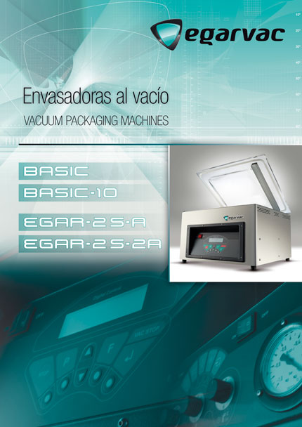 Envasadoras de campana de sobremesa EGARVAC, compactas y fáciles de usar, ideales para pequeñas producciones de envasado al vacío