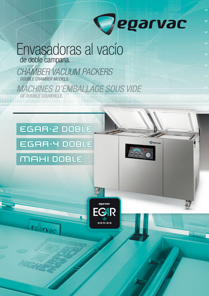 Catálogos de máquinas de envasado - Envasadoras al vacío de doble campana