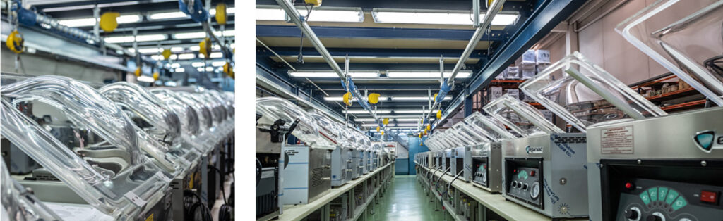 Máquinas fabricadas en las instalaciones de EGARVAC